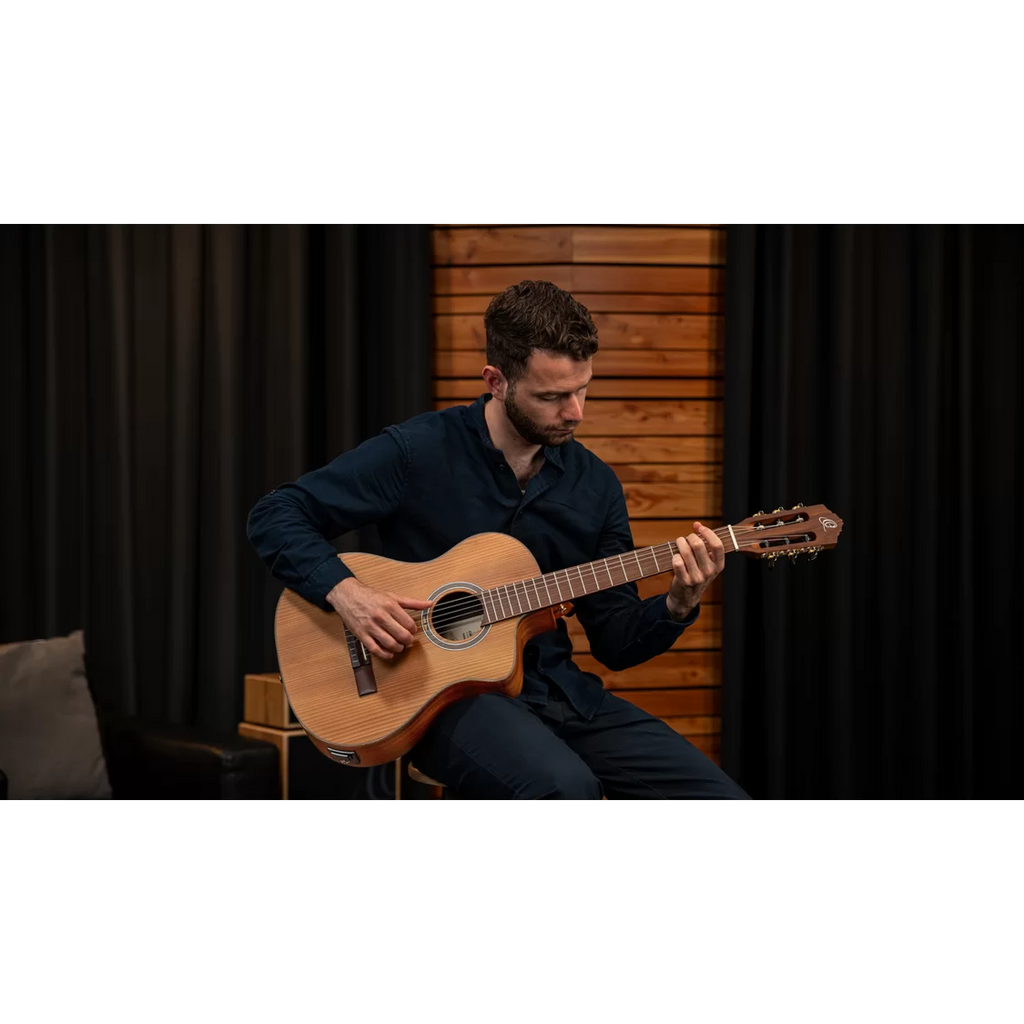 X-Ortega RCE23RO Thermo Series 7/8 Electro-Classical Guitar (Roasted Solid Spruce)