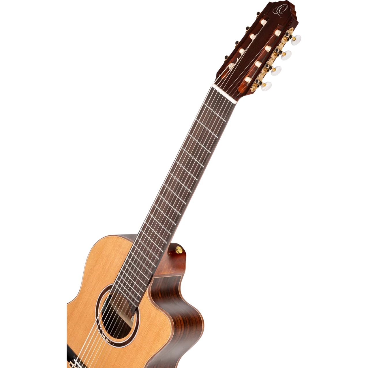 Ortega Performer Series 8-String Nylon Acoustic Electric Guitar – Full Size (ORT-RCE159-8)