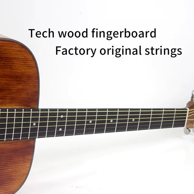 Xevon 40-inch Acoustic Guitar - Beginner & Intermediate Friendly