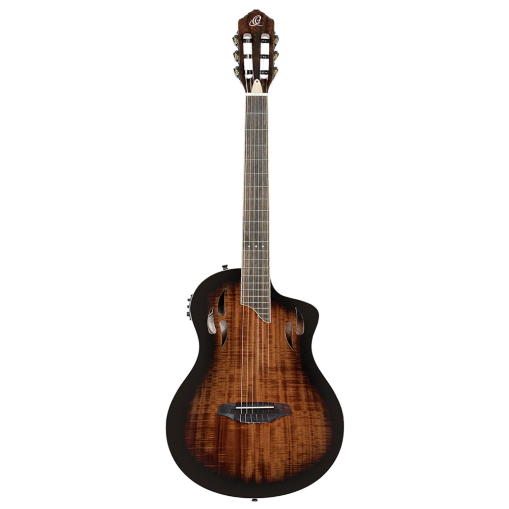 electric nylon string guitar cutaway body for live performance Australia