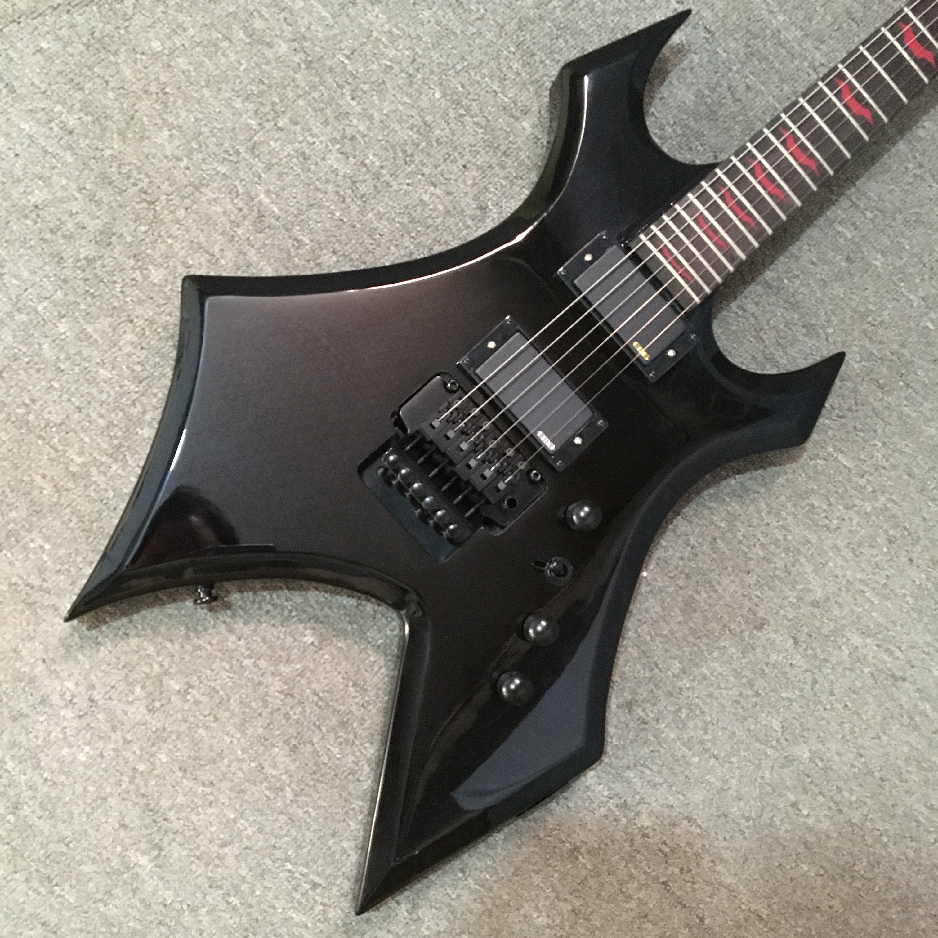 X-Warlock Razor 24-Fret Electric Guitar – Mahogany Body, HH Pickups