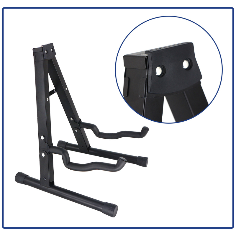 X-Fold Universal Guitar Stand – Portable Metal Stand for Acoustic, Electric & Bass Guitars