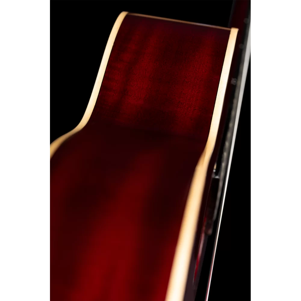 Ortega Family Series Nylon String Classical Guitar – Full Size, Wine Red (ORT-R121-WR)