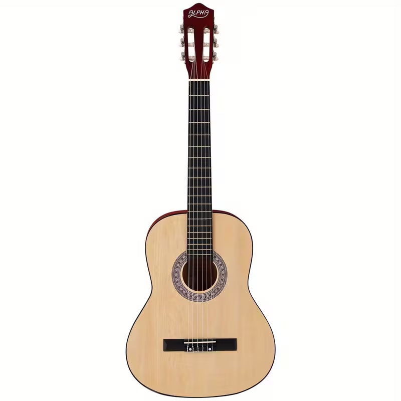 X-AlphaBeginner™ 39" Classical Guitar – Beginner-Friendly Nylon String Guitar + Carry Bag