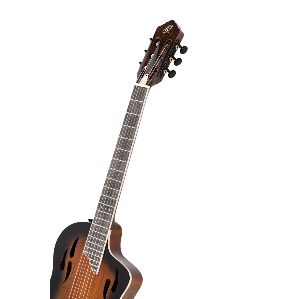 Modern crossover nylon guitar design for contemporary players in Australia