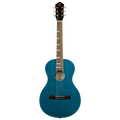 Sydney guitars online – ocean blue nylon string guitar shown on a white background