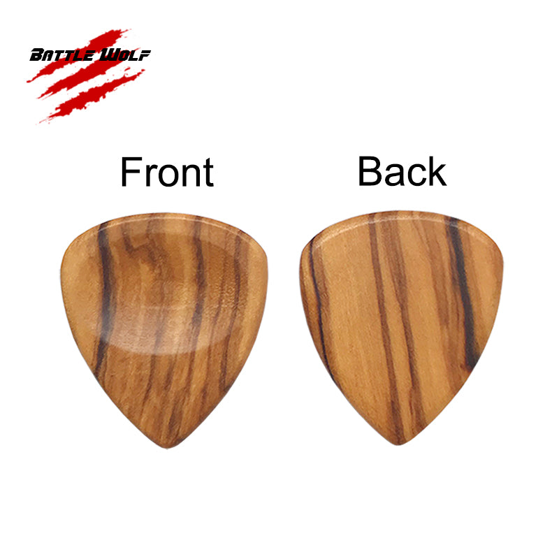 (PACK OF 10) X-Wood Elite Guitar Pick – Handcrafted 100% Natural Wood | 2.3–2.8mm Thick | Boutique Premium Plectrum