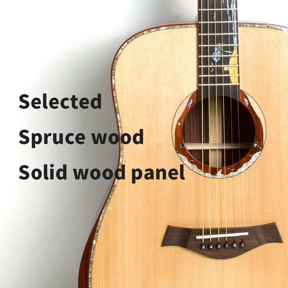 X-Rosewood Supreme 41" Solid Top Acoustic Guitar (Rounded / Flat Corner)