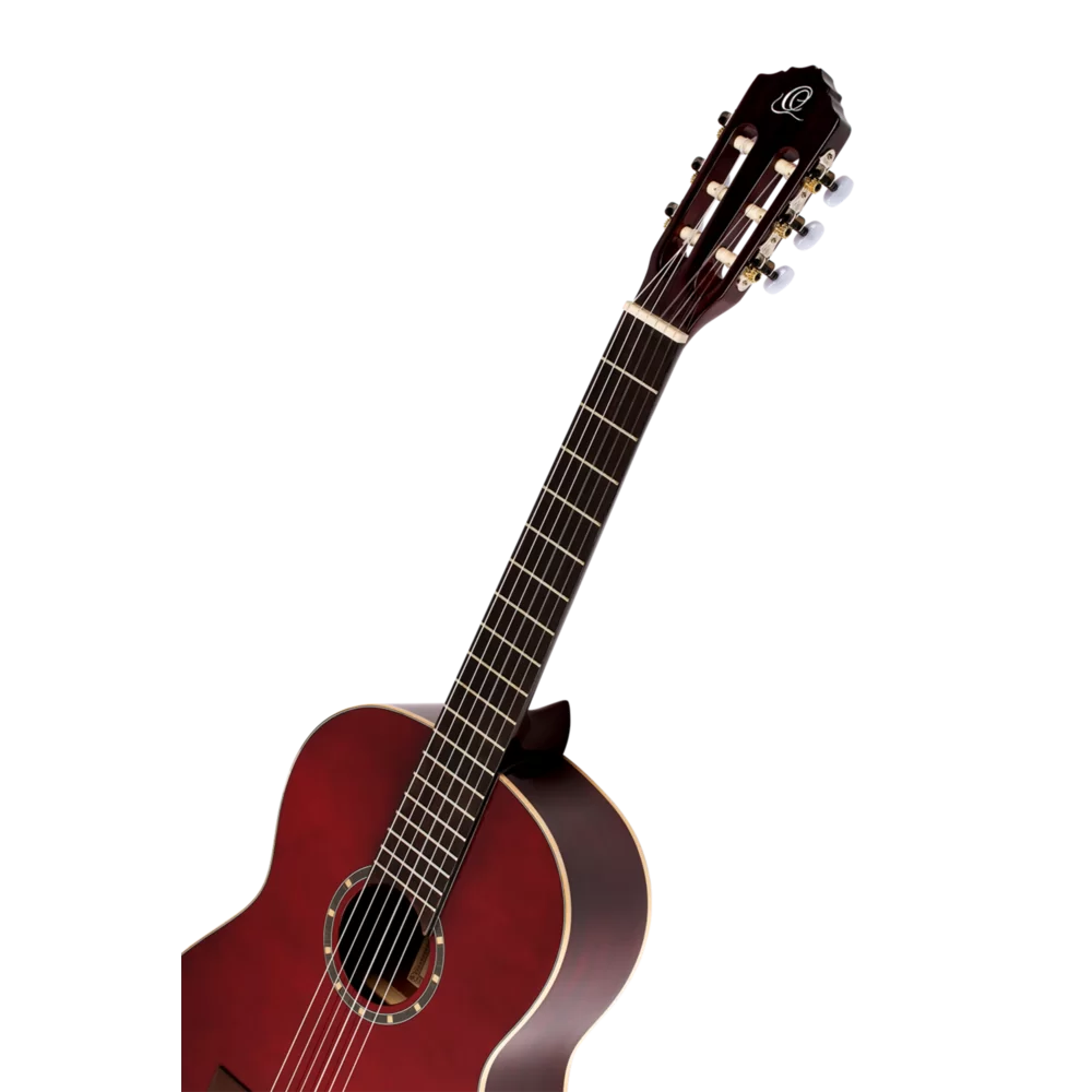 Ortega Family Series Nylon String Classical Guitar – Full Size, Wine Red (ORT-R121-WR)