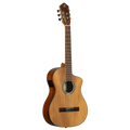 Sydney guitars online electro classical guitar with cutaway body and natural wood finish